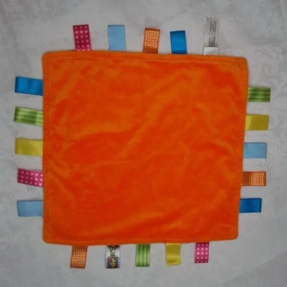 Taggies Security Blanket Lovey Sassy Terrycloth Teething Ring Turtle Rattle Toy